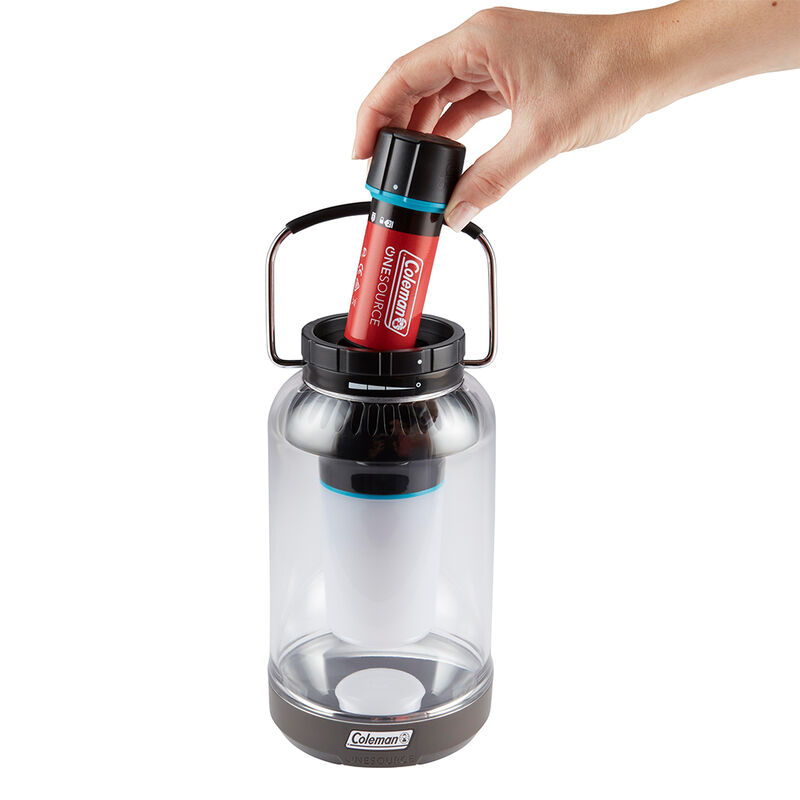 Coleman OneSource 1000 Lumens LED Lantern & Rechargeable Lithium-Ion Battery image number 2