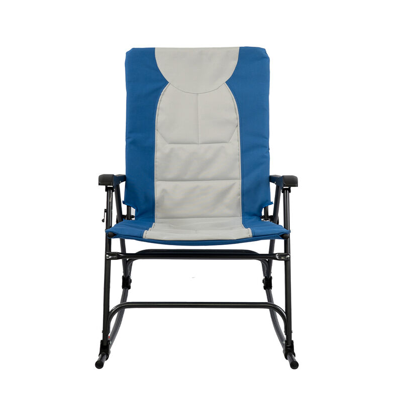 Padded Folding Outdoor Rocker image number 1