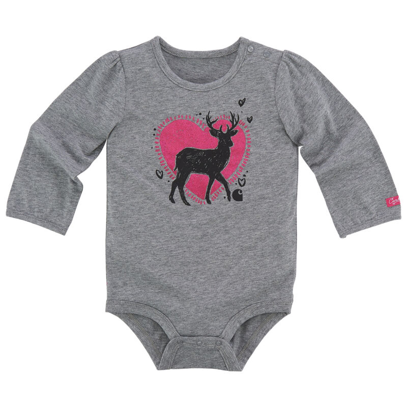 Carhartt Infant Deer Love Bodysuit image number 1