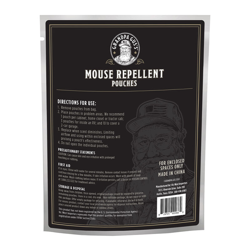 Grandpa Gus's Mouse Repellent Pouches, 12-Pack image number 3