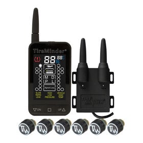 TireMinder TM-88C-6 Color Tire Pressure Monitoring System with 6 Transmitters