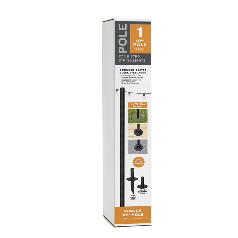 Excello Global Products Bistro String Light Pole, Each image number 8