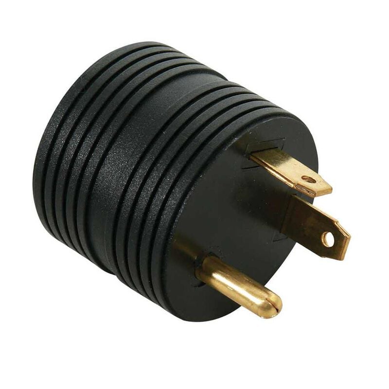 30 Amp Male to 15 Amp Female Round Adapter image number 1