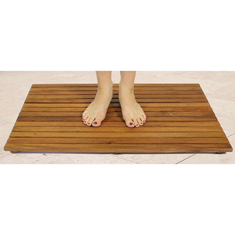 SeaTeak Shower Mat With Oil Finish image number 3