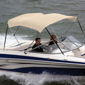 Shademate Bimini Top Sunbrella Fabric and Boot Only, 3-Bow 6'L, 36"H, 85"-90"W