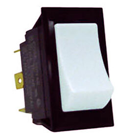 Sierra White Rocker Switch Mom On/Off SPST, Sierra Part #RK40150W