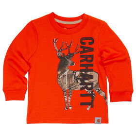 Carhartt Child's Deer Camo Long-Sleeve T-Shirt