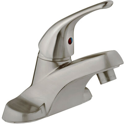 Dura Faucet Heavy-Duty Single-Lever RV Lavatory Faucet, Brushed Satin Nickel