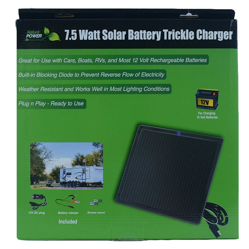 Nature Power 7.5 Watt Solar Battery Trickle Charger image number 3