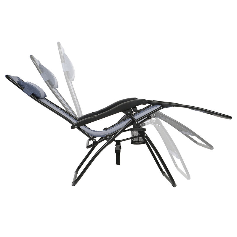 Zero Gravity Recliner, Denim image number 6