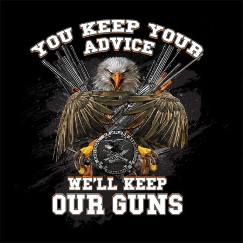 NRA Men's Keep Your Advice Short-Sleeve Tee image number 3