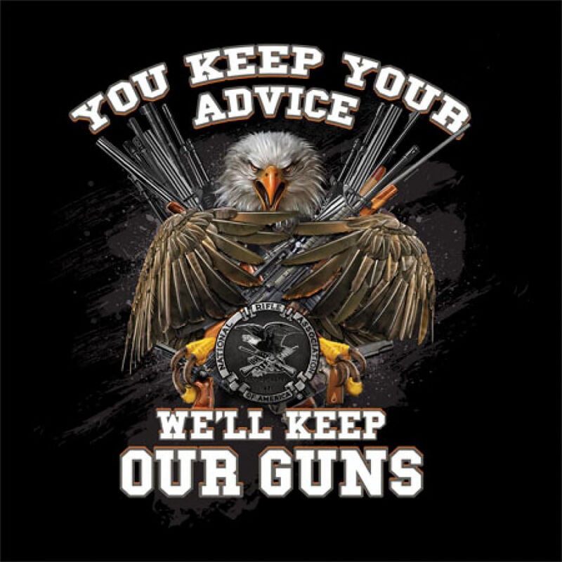 NRA Men's Keep Your Advice Short-Sleeve Tee image number 3