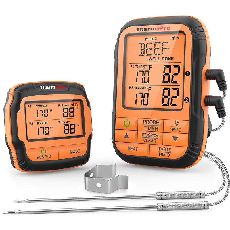 ThermoPro TP28 Dual-Probe Wireless Meat Thermometer image number 1