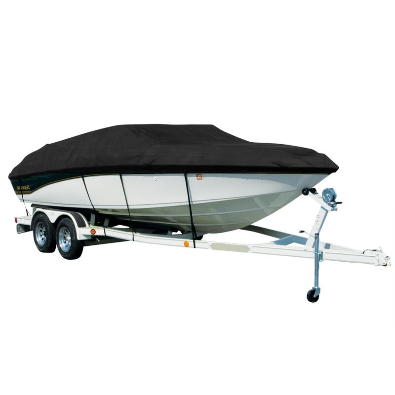 Exact Fit Sharkskin Boat Cover For Seaswirl Striper 2300 Walkaround Hard Top image number 10