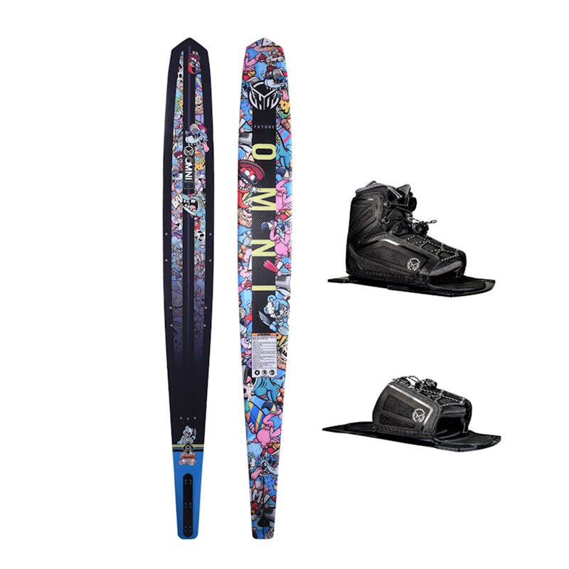 HO Omni Wacky Toons Waterski with Stance 110 Front Boot and Rear Toe Plate