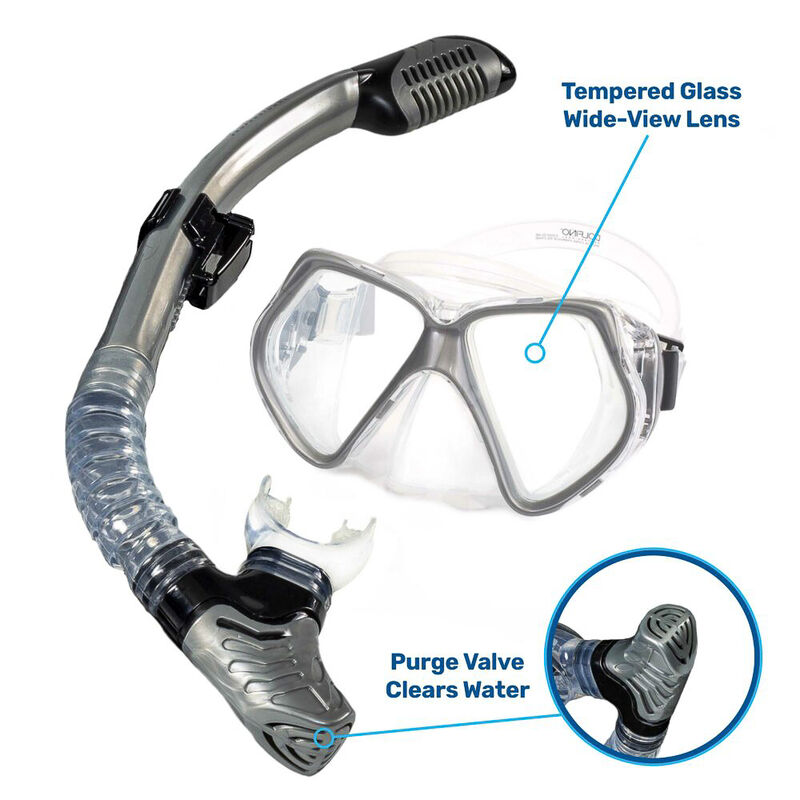 Aqua Leisure Dyna 5-Piece Snorkeling Set image number 2