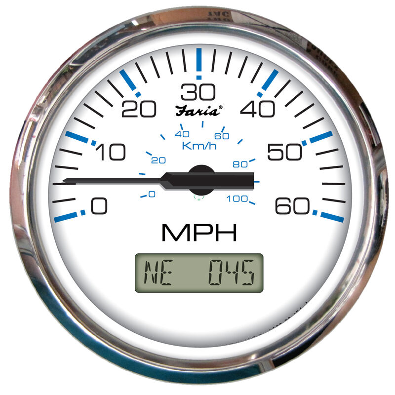 Faria Chesapeake SS GPS Speedometer With LCD, 60 MPH image number 3