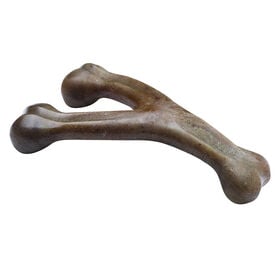 Benebone Wishbone Chew Toy, Bacon, Medium