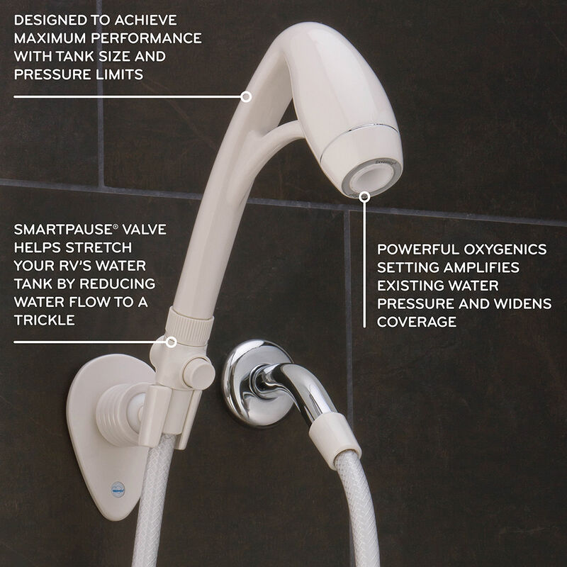 BodySpa RV Handheld Shower Kit, White image number 10