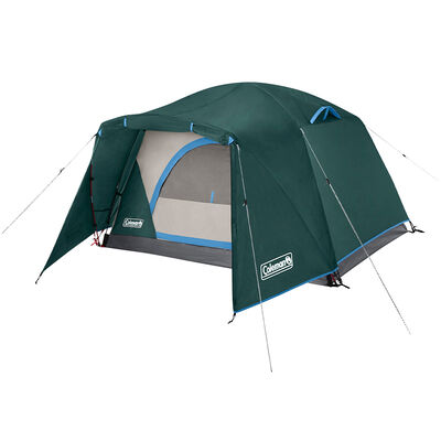Coleman Skydome 2-Person Camping Tent with Full-Fly Vestibule, Evergreen