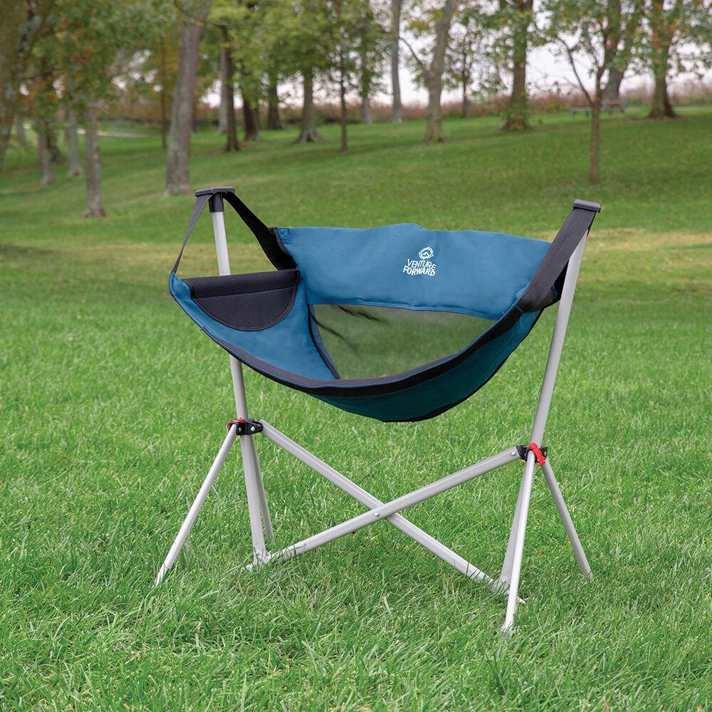 Venture Forward Swing Chair, Blue | Overton's