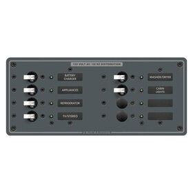 Blue Sea 230V AC Branch Circuit Breaker Panel - 8 Positions