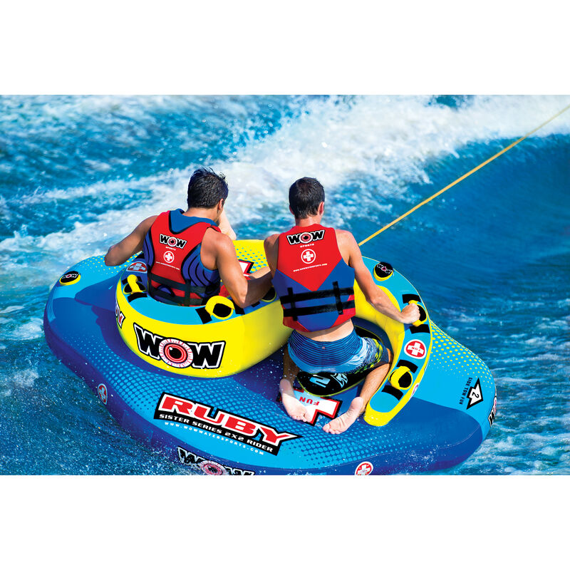 WOW Sister Ruby 2-Person Towable Tube image number 7