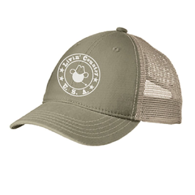 Livin' Country Men's Distressed Logo Cap image number 3
