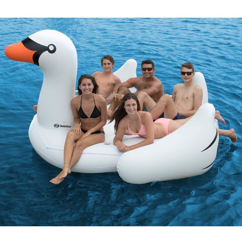 Swimline Biggest Giant Swan Inflatable Float image number 6