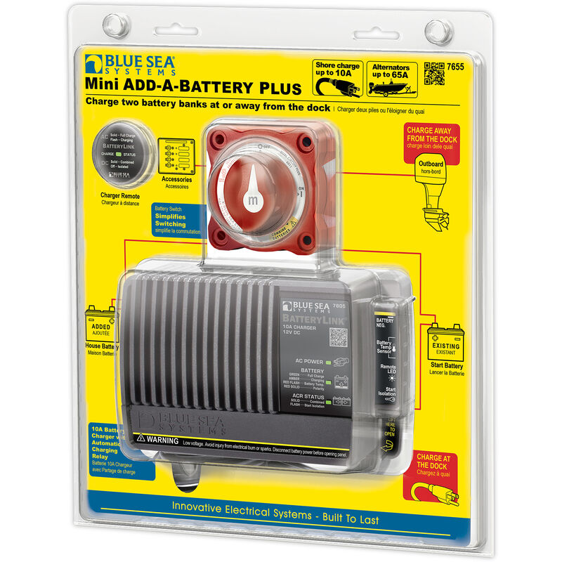 Blue Sea Mini Add-A-Battery Plus Kit image number 2