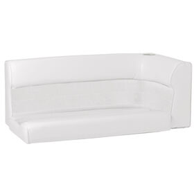 Toonmate Deluxe Pontoon Left-Side Corner Couch Top, White Patterns