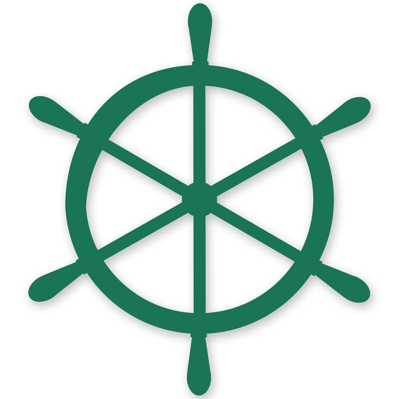 Ship's Wheel Vinyl Decal image number 4