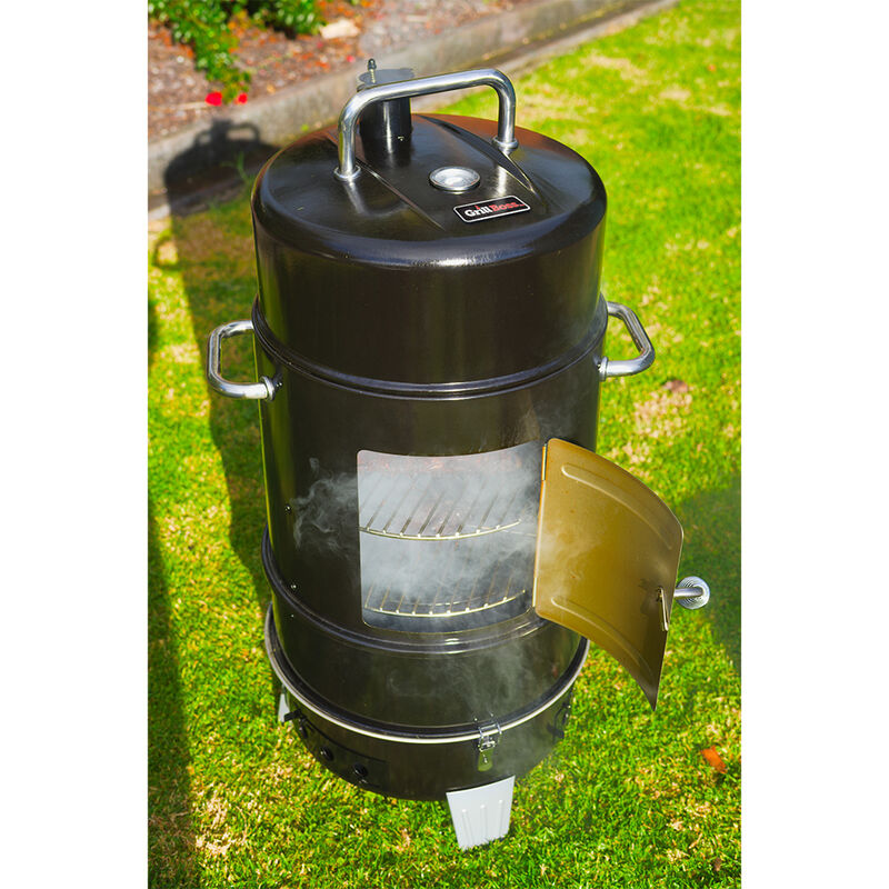 Grill Boss Vertical Charcoal Smoker, 4 Tiers image number 17