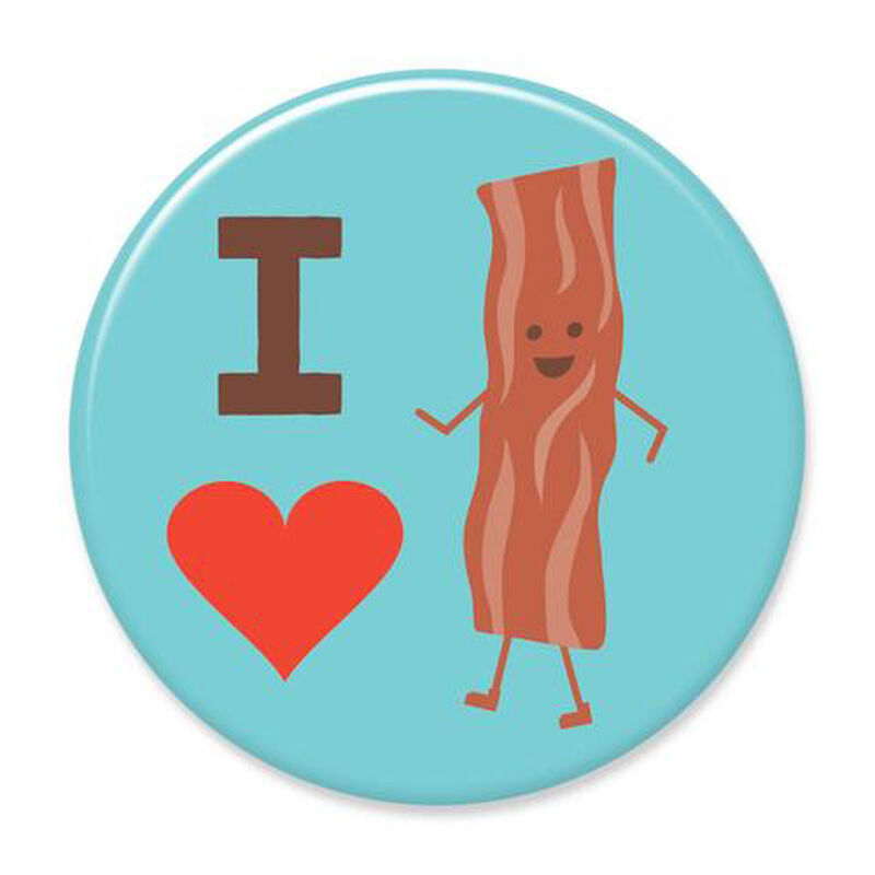I Heart Bacon Big Magnet image number 1