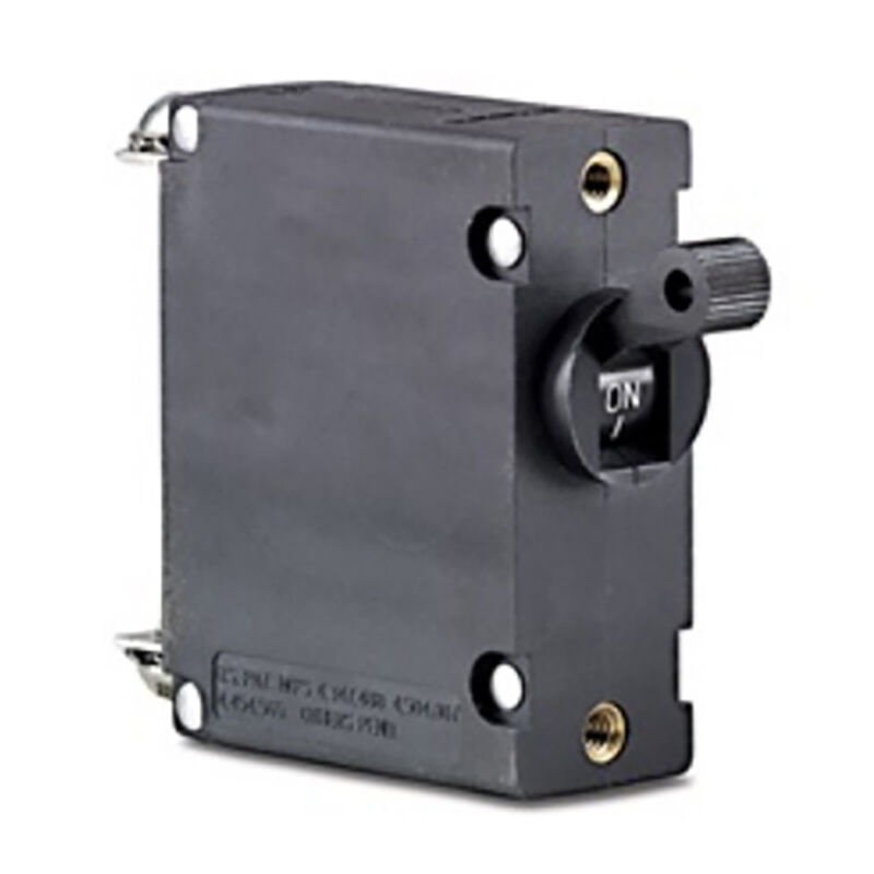 Ancor 10-Amp Magnetic Single-Pole AC/DC Circuit Breaker, Black Toggle image number 1