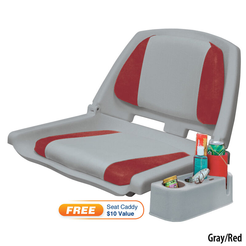 Wise Folding Boat Seat With Caddy, Padded image number 6
