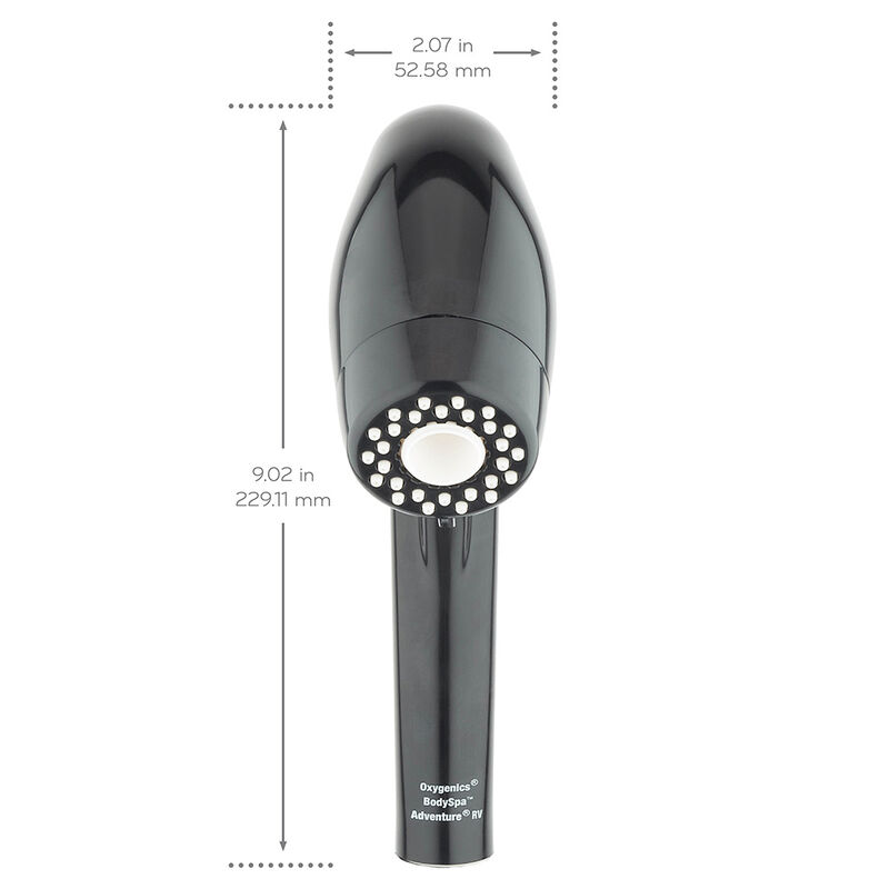 Oxygenics BodySpa Adventure RV Handheld Shower Head Kit, Black image number 7