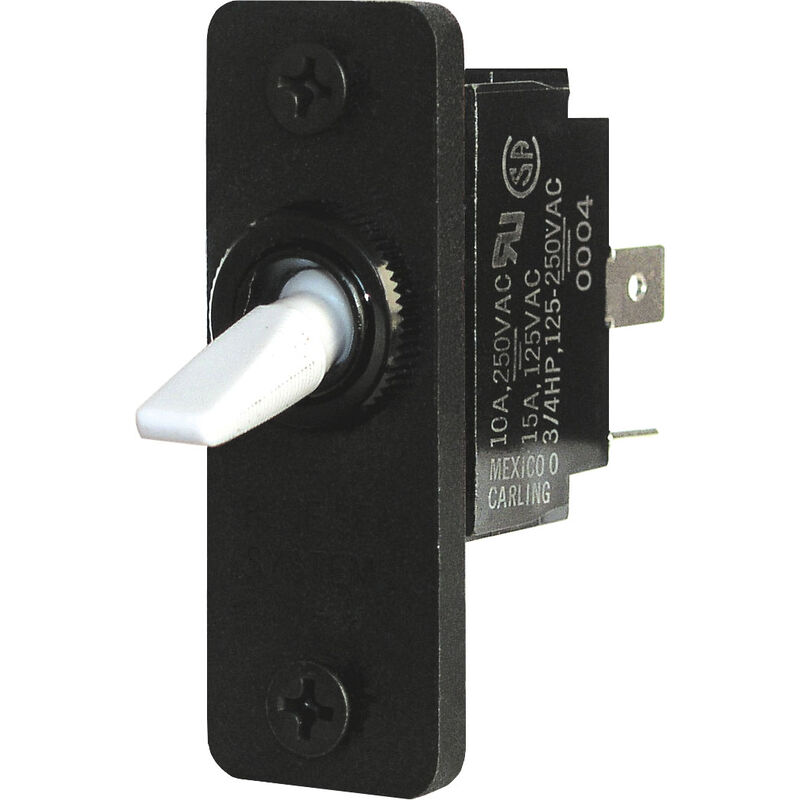 Blue Sea Systems Toggle Switch, SPDT (ON)-OFF-(ON) image number 1