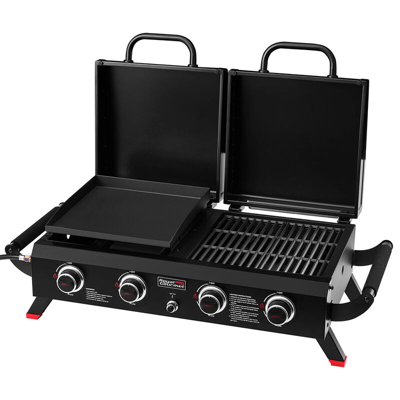 Royal Gourmet 4-Burner Portable Propane Gas Grill Griddle image number 15