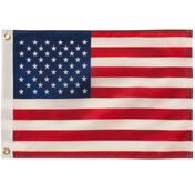 50 Star US Flag, Nylon 12" x 18"
