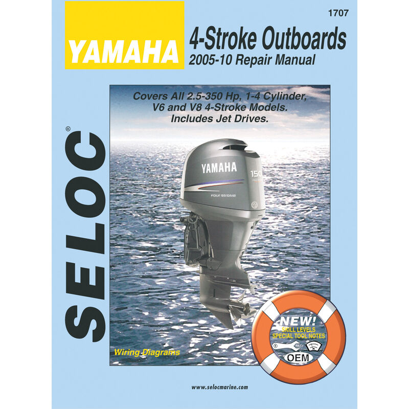 Seloc Marine Outboard Repair Manuals for Yamaha '05 - '10 image number 1
