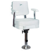 Wise Ladder-Back Chair With Adjustable Pedestal, Spider Mounting Plate