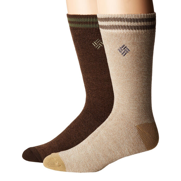 Columbia Fleece Thermal Crew Socks, 2 Pack Overton's