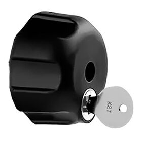 RAM Mount Knob With Keyed Lock And 1/4"-20 Brass Hole