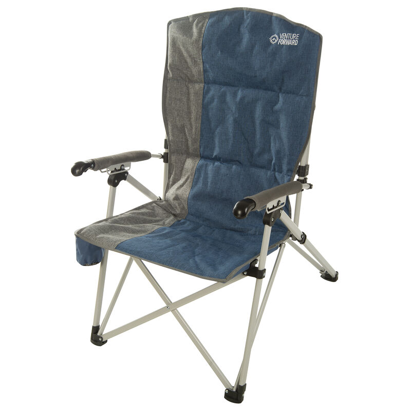 Venture Forward 3-Position Recliner, Blue/Gray image number 3