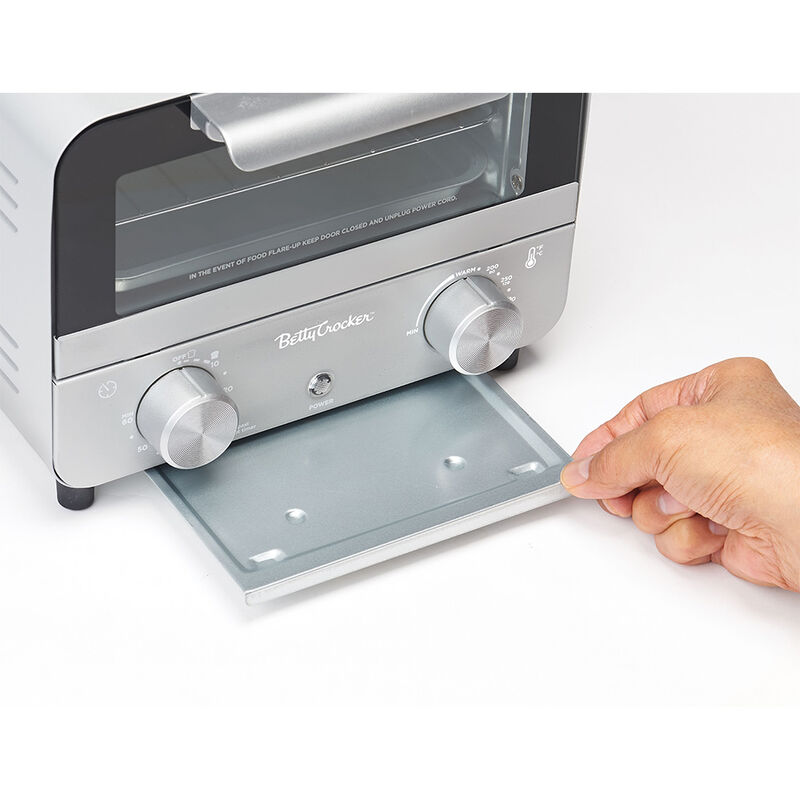Betty Crocker Mini Toaster Oven, 7-Liter, Black image number 6