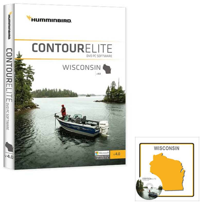 Humminbird Contour Elite Software, Wisconsin image number 1