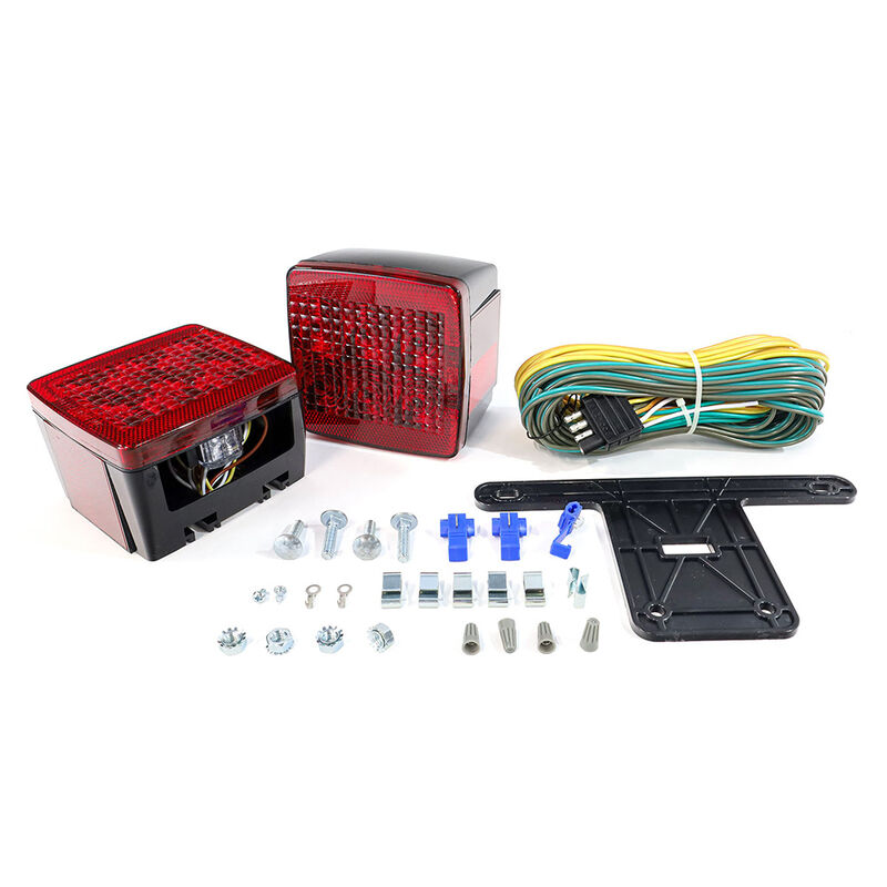 TecNiq T85 8-Function 4" Box Taillight Kit image number 2