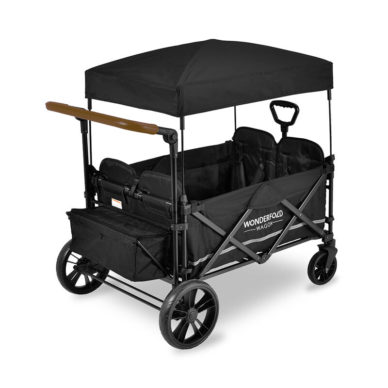 Wonderfold Outdoor X4 Push and Pull Stroller Wagon with Canopy image number 3