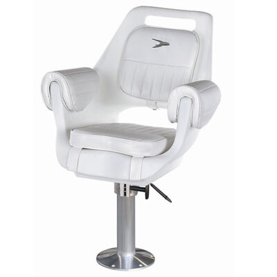 Wise Deluxe Pilot Chair w/15" Fixed Pedestal and Seat Slide